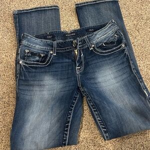 Vigoss Women's Dark Blue Boot Cut Jeans